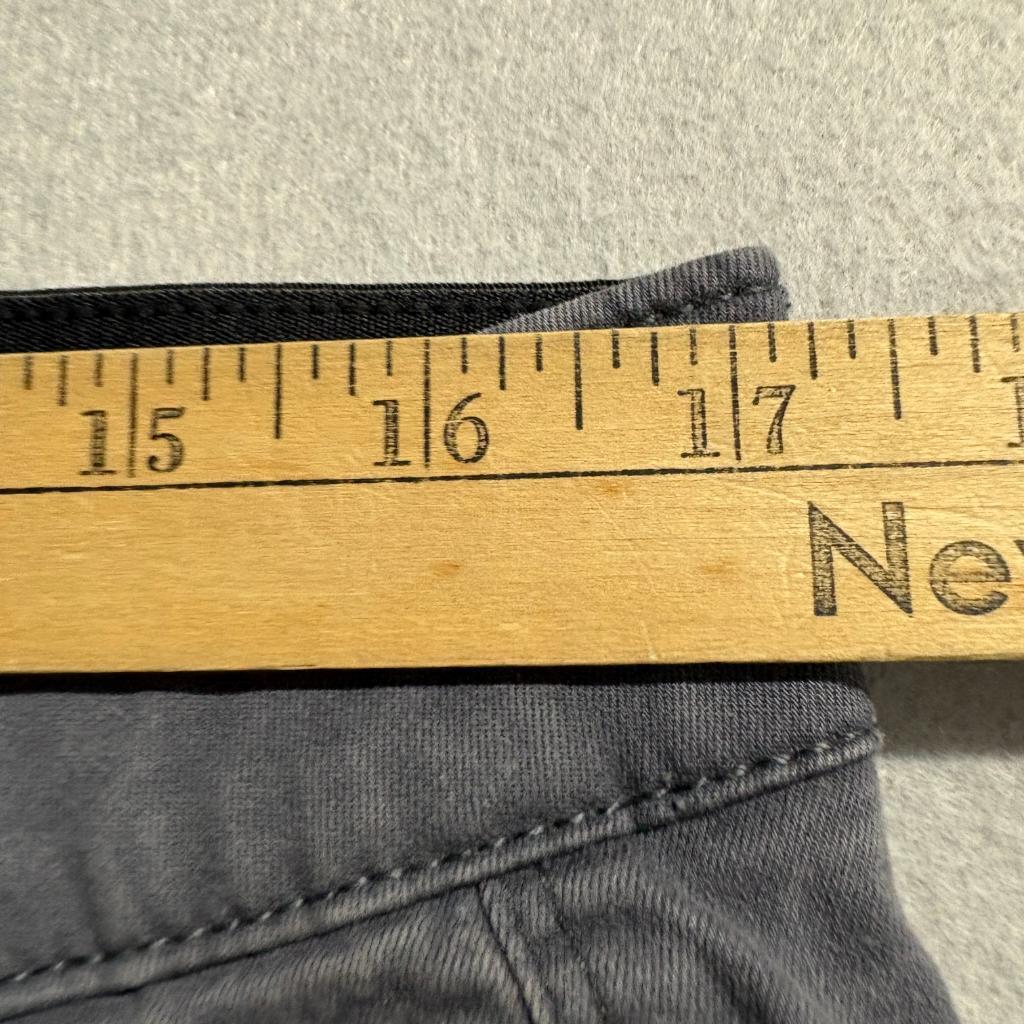 Democracy Ab Technology Jeans Womens 12 Gray Crop Stretch Denim Pants