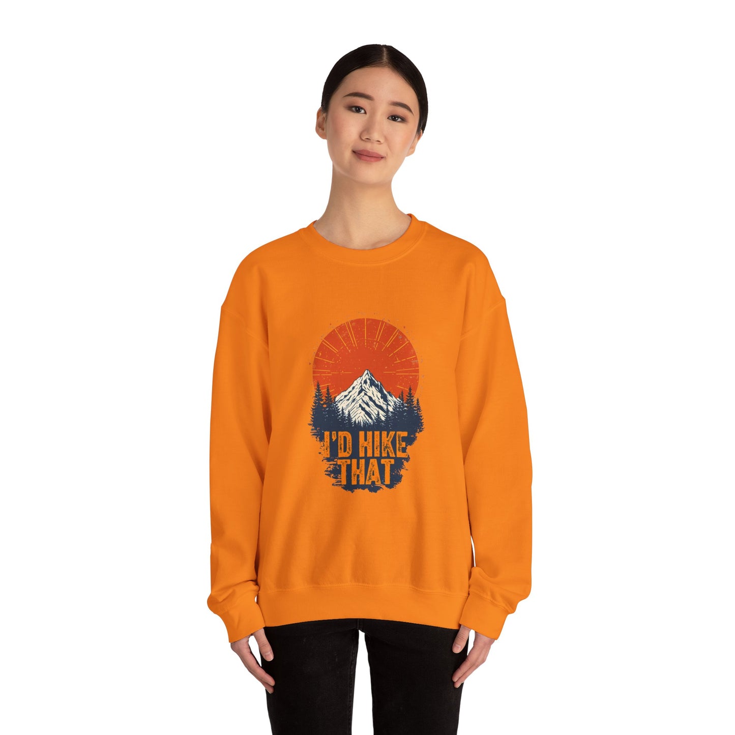 Id Hike That Unisex Heavy Blend Crewneck Sweatshirt