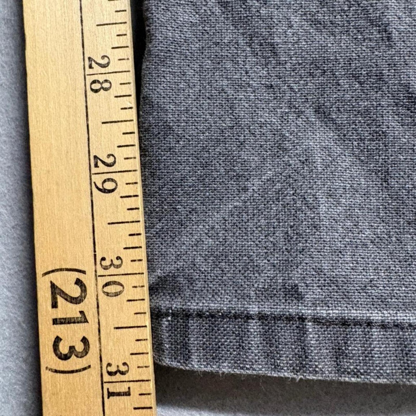 Genuine Dickies Mens Carpenter Pants 34x32 Gray Canvas Utility Workwear