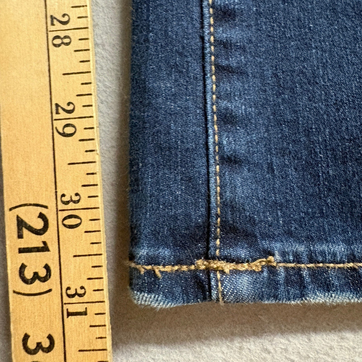 Arizona Jean Co Bootcut Jeans Womens Size 7 Mid Rise Blue Denim Stretch