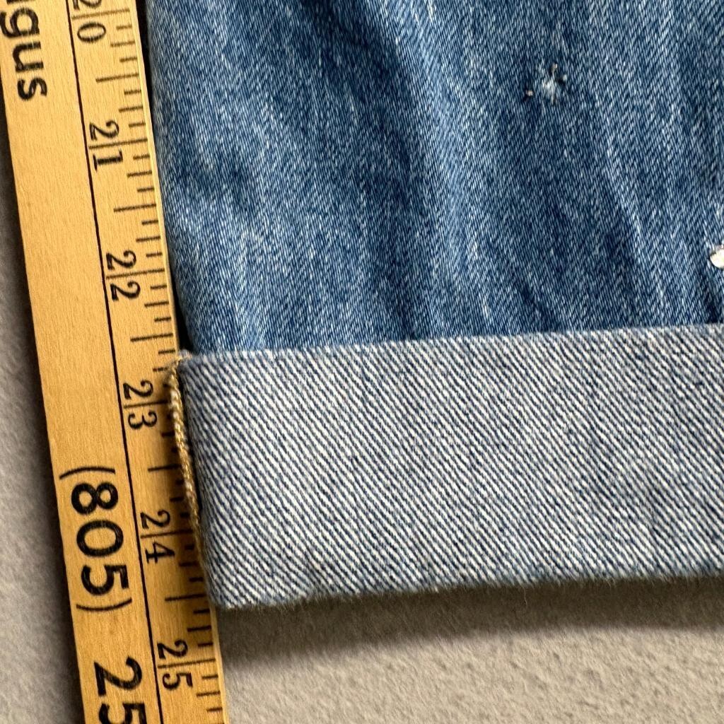 Joe's Jeans The Smith High Rise Straight Ankle Rhinestone Distressed Blue 23