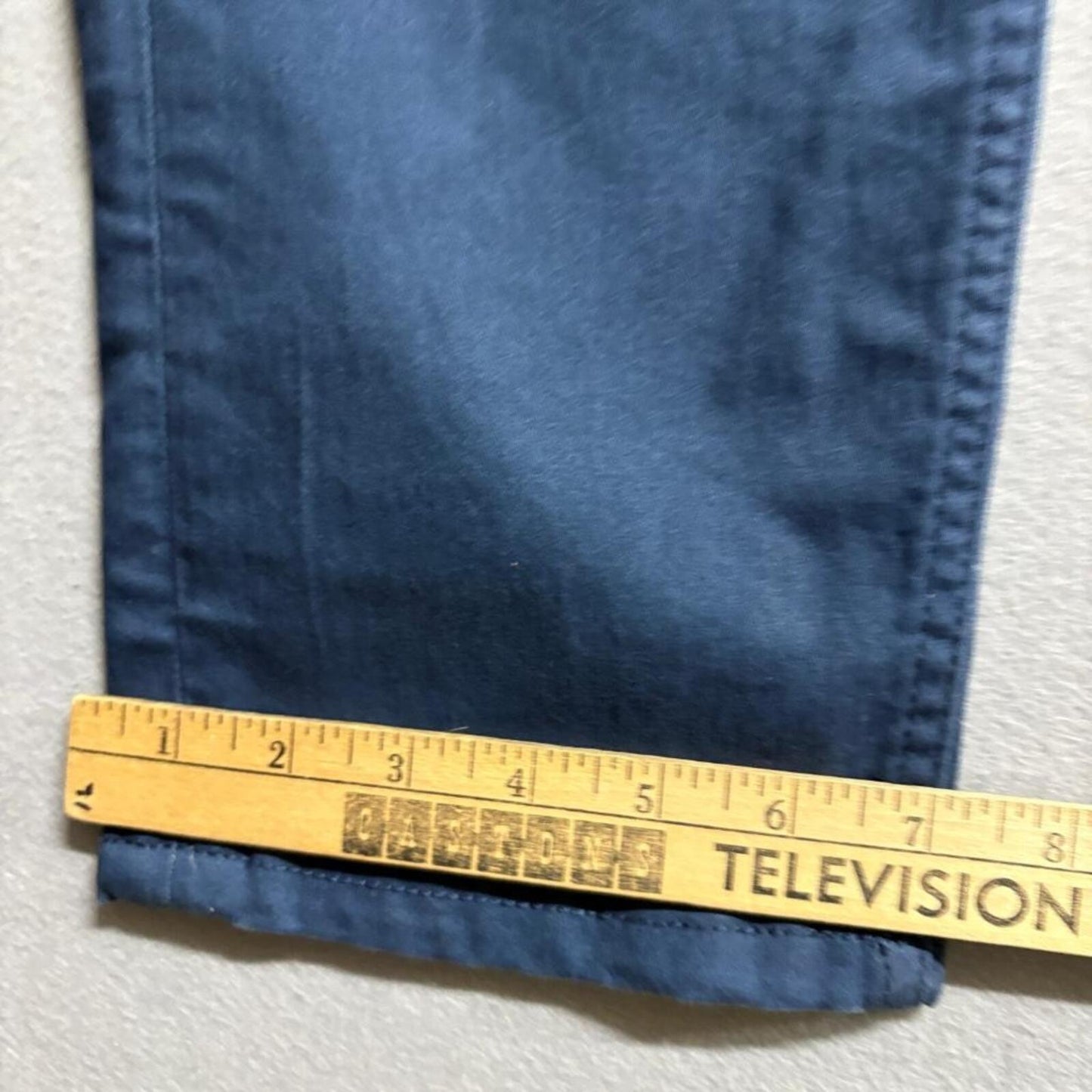 Ben Sherman Pants Mens 30x32 Slim Fit Stretch Chino Navy Blue Cotton Blend