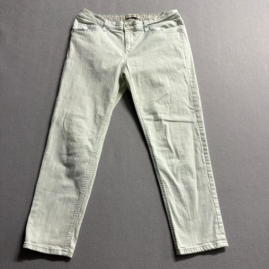 Vintage America Blues Boyfriend Jeans Womens 4/27 Light Green Denim Stretch