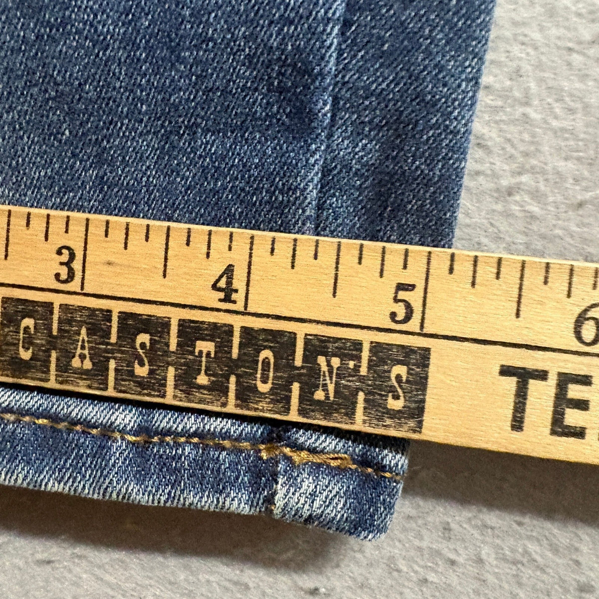 Gap 1969 True Skinny Super High Rise Jeans Womens 26R Blue Velvet Side Stripe