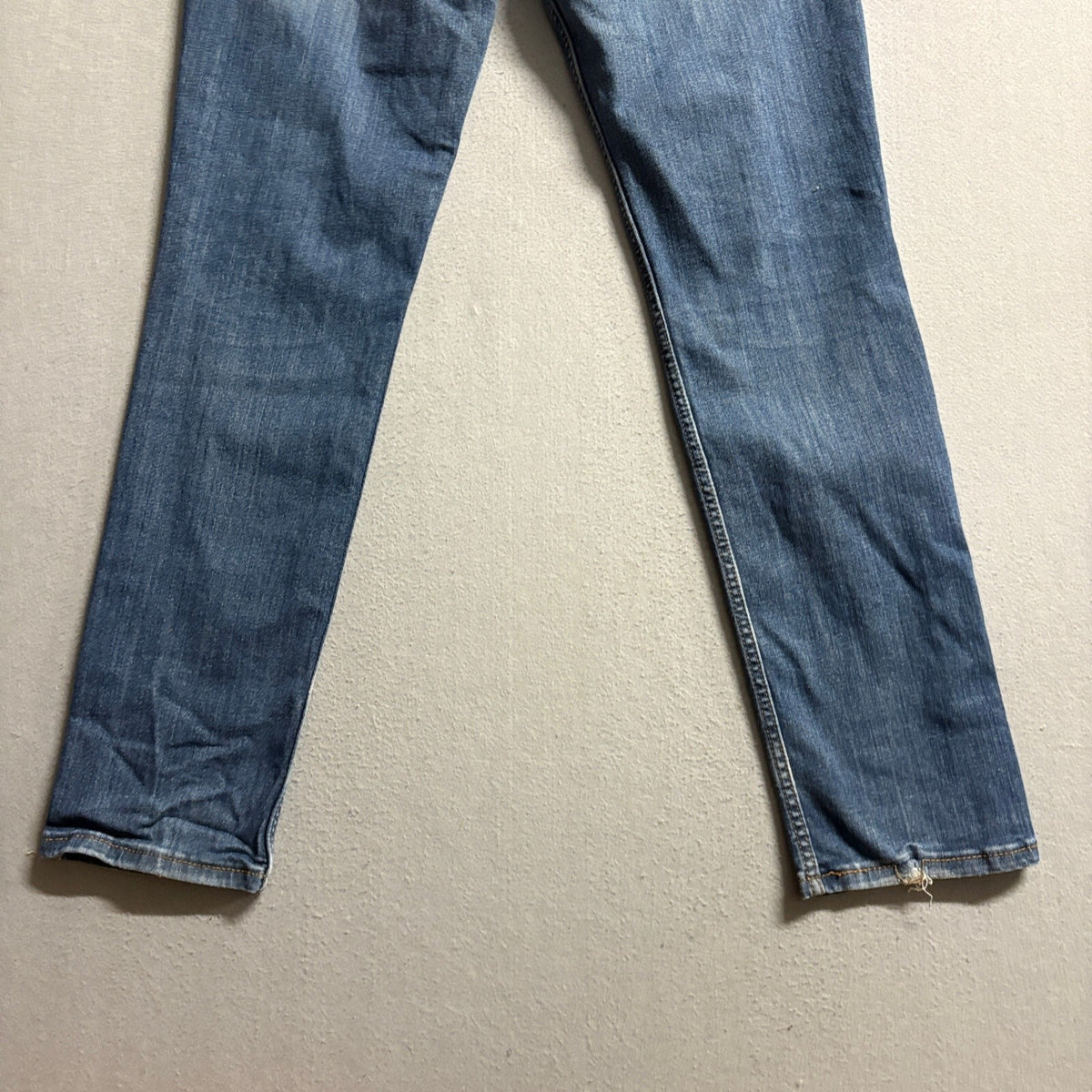 Levi's 511 Slim Fit Jeans Mens Size W36 L34 Blue Denim Distressed Hole Bleach