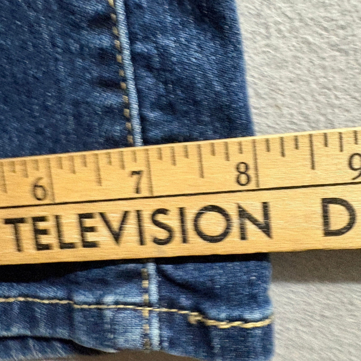 Levi's 725 High Rise Bootcut Jeans Womens 30x32 Blue Denim Front Seam Stretch