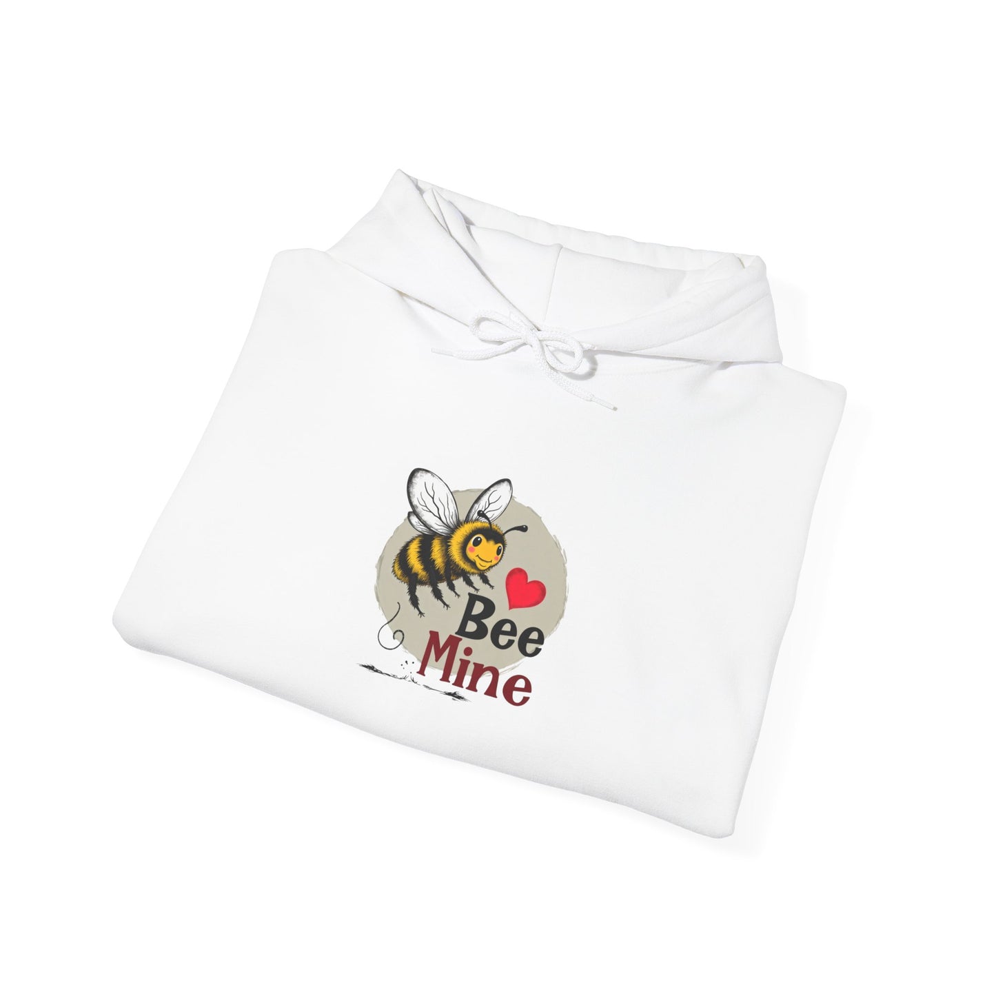 Bee Mine Valentine Day Unisex Heavy Blend™ Hooded Sweatshirt