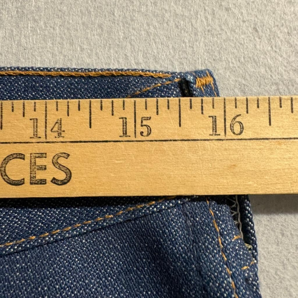 Vintage Wrangler 13MWZ Cowboy Cut Jeans Mens 31x30 Blue Denim Made in USA New