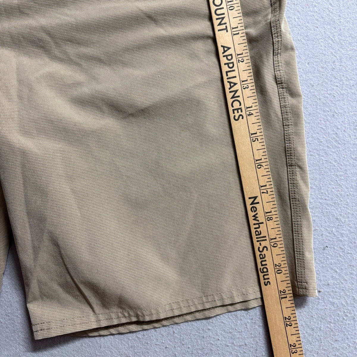 O'Neill Hybrid Shorts Mens Size 36 Tan Beige Stretch Boardshorts Walkshorts 10