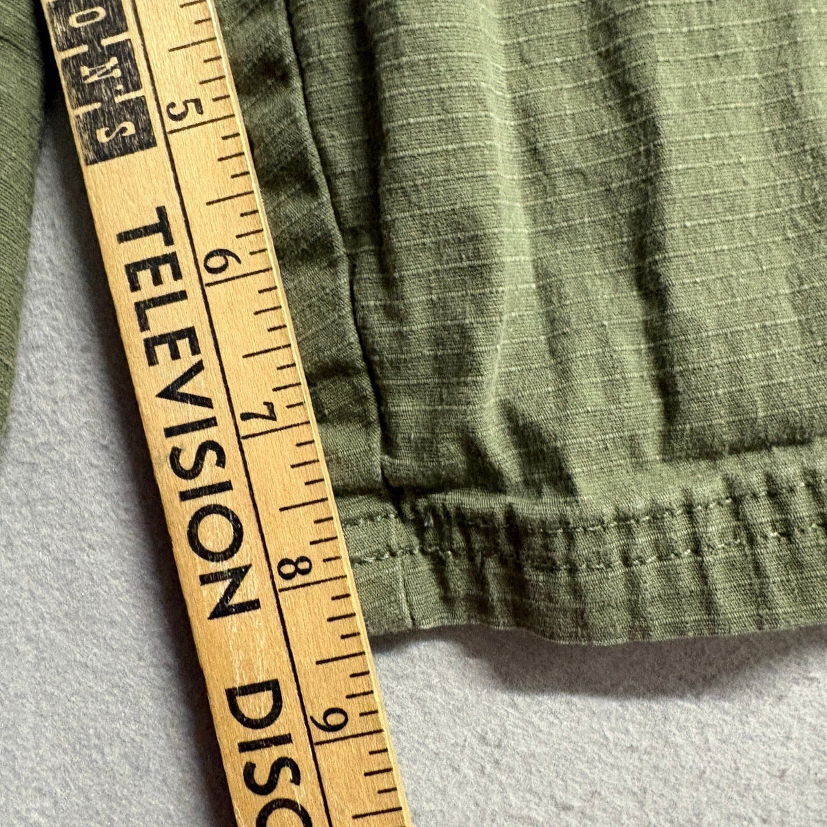Weatherproof Mens Stretch Cargo Shorts Size 40 Green Ripstop Outdoor Utility