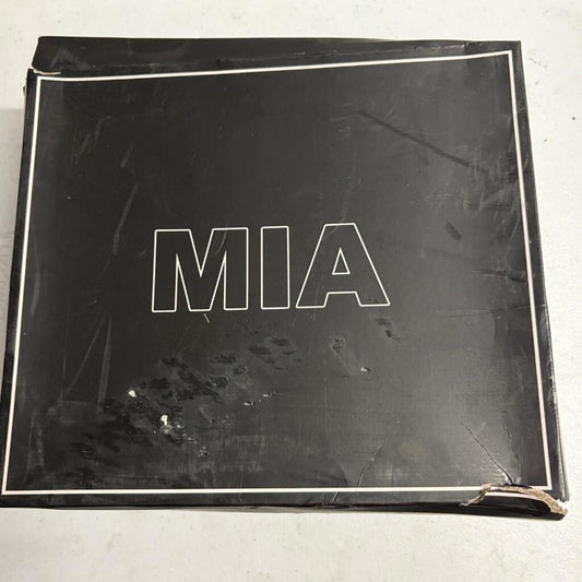 MIA Tauren Womens Combat Boots Size 9M Black Lace Up Side Zip Lug Sole MH1103A