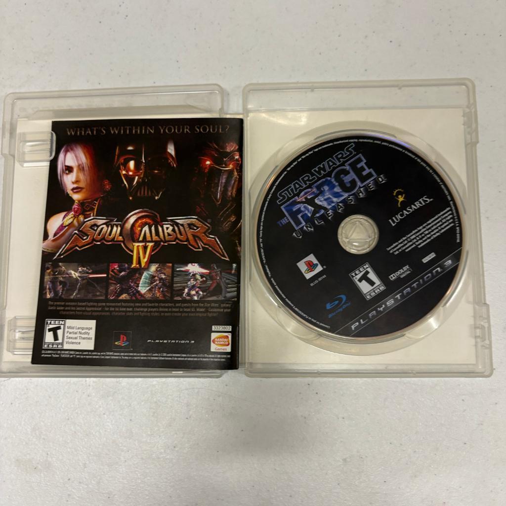 Star Wars The Force Unleashed PS3 Sony PlayStation 3 Game CIB Complete