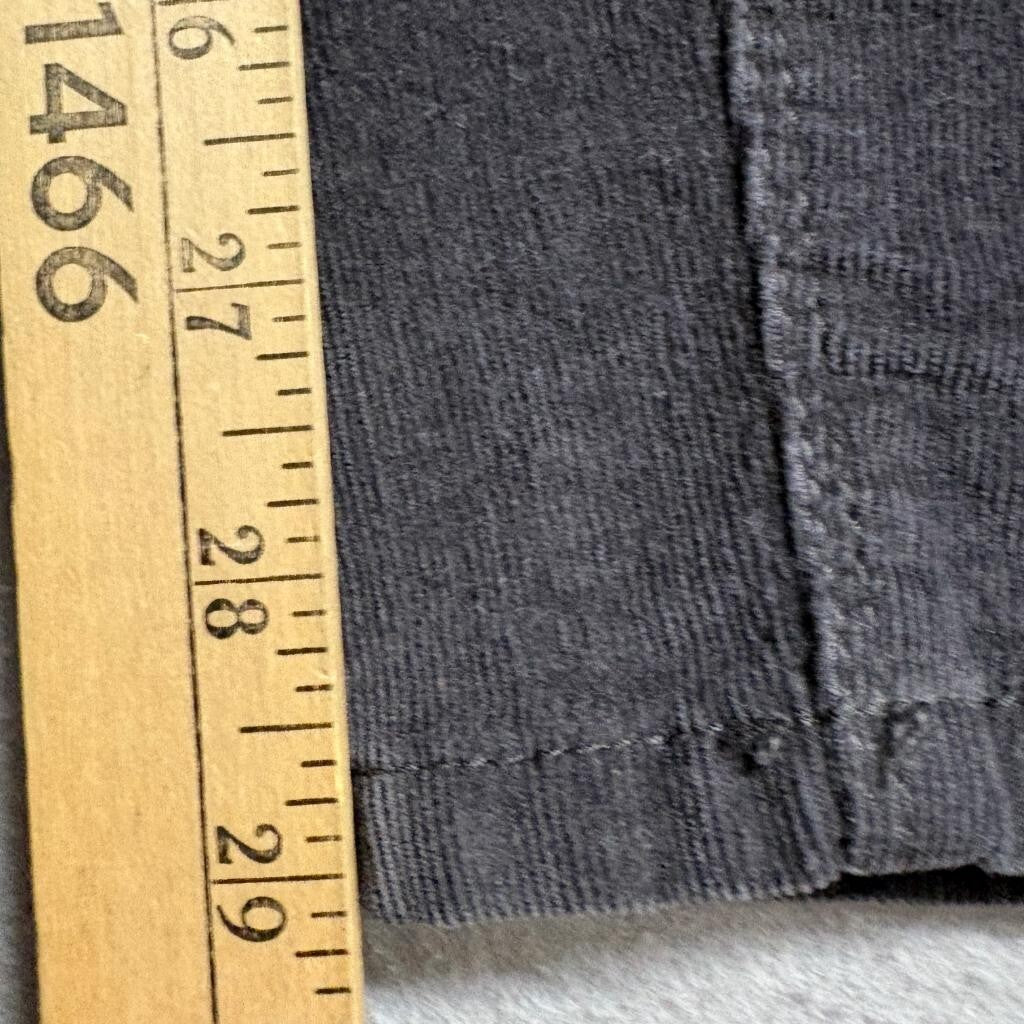 Buffalo David Bitton Corduroy Pants Womens 10/30 Gray Stretch Skinny Leg