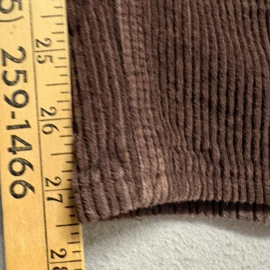 Empyre Relax Corduroy Pants Mens 28 Brown Skate Y2K Distressed Ripped