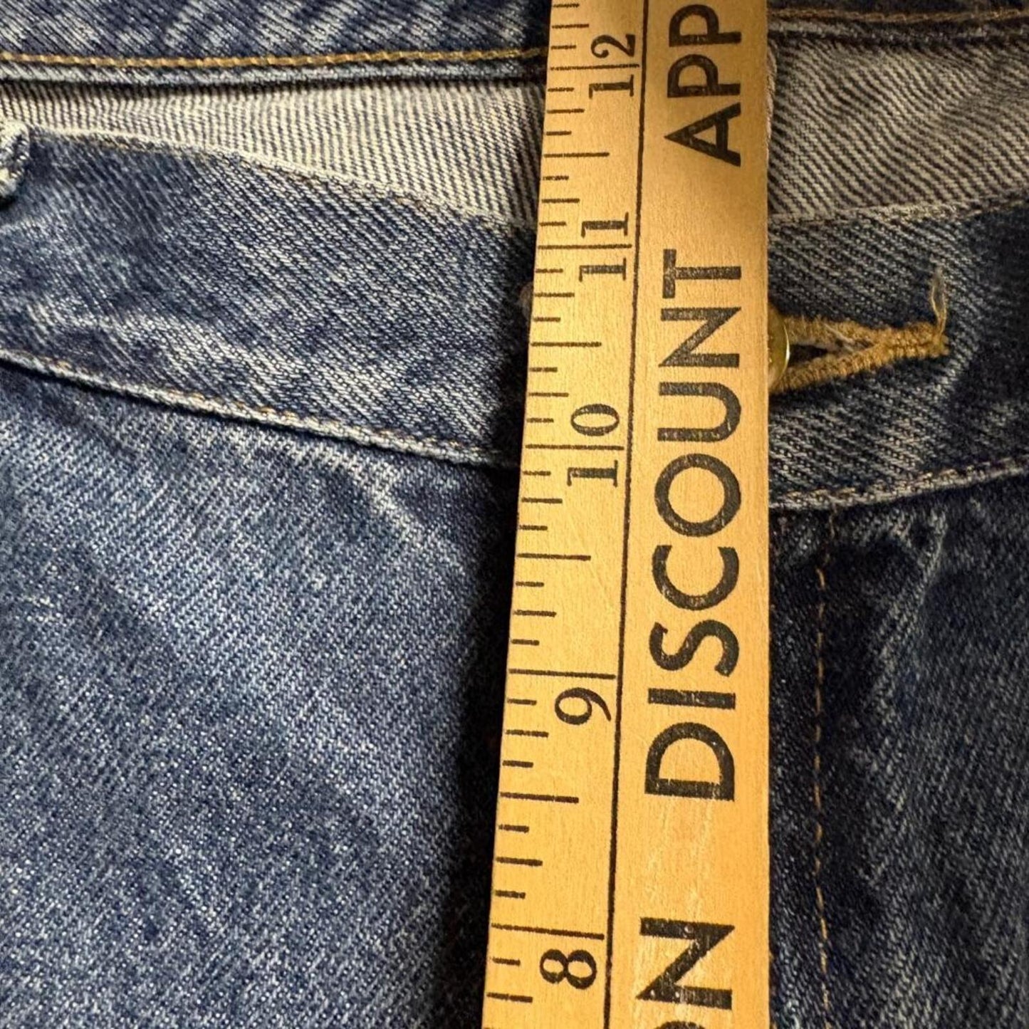 Wrangler Authentics Mens Blue Jeans 38x30 Regular Fit Denim 965T1MR Mexico