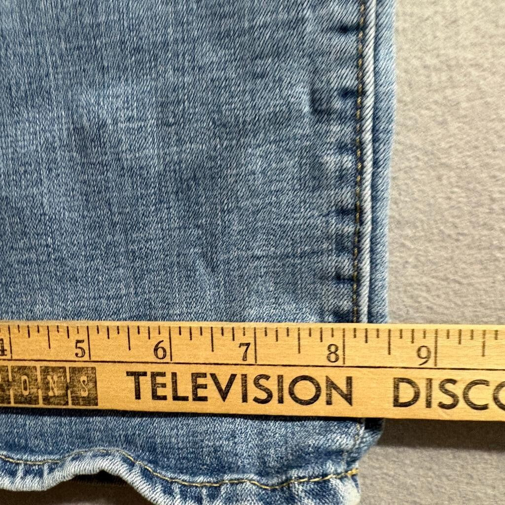 Levis Classic Bootcut Jeans Womens 28 Light Wash Denim Blue Stretch Pants