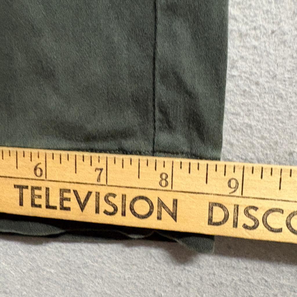 Buffalo David Bitton Womens Pants XXL Green Tencel Blend Drawstring Waist Crop