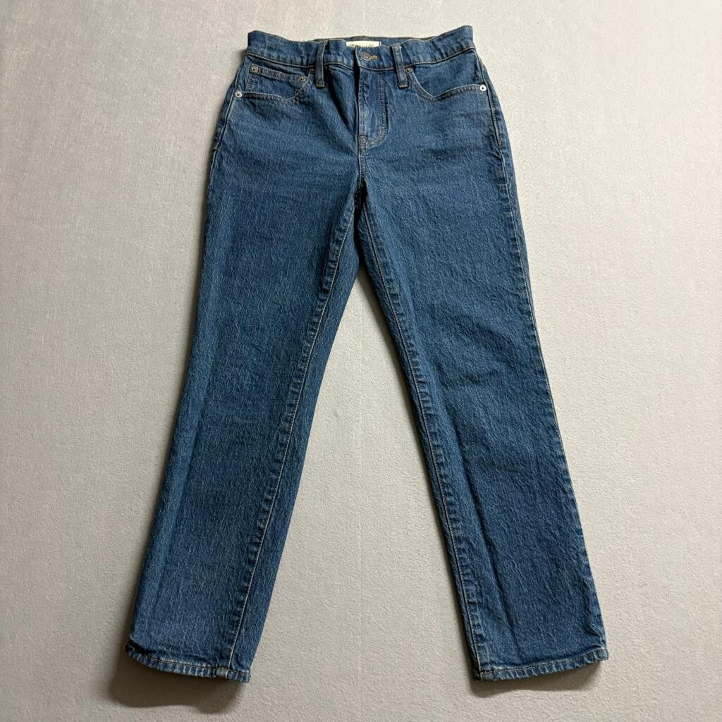 Madewell The Perfect Vintage Jean Petite Size 25 Blue Denim High Rise Stretch
