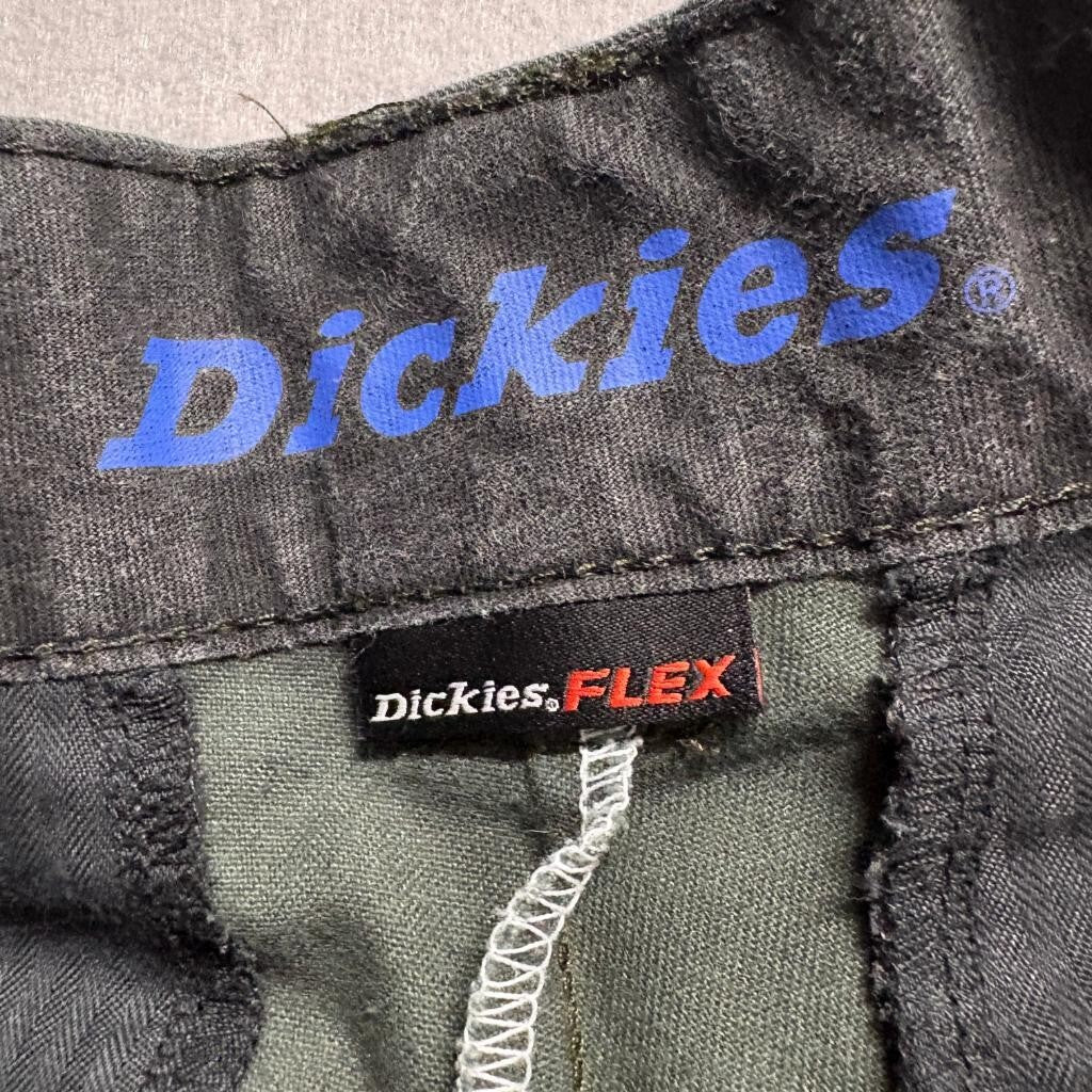 Dickies Flex Slim Taper Pants Mens 29x30 Olive Green Workwear Chino WP150OG