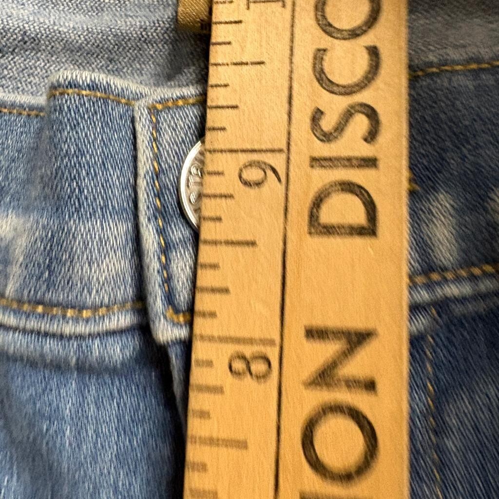 True Religion Audrey Slim Boyfriend Jeans Womens Size 30 Blue Denim Stretch USA