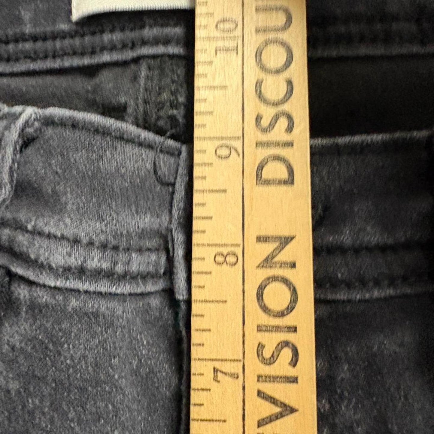 Angels Forever Young Jeans Womens Size 6 Black Denim Forever Convertible Skinny