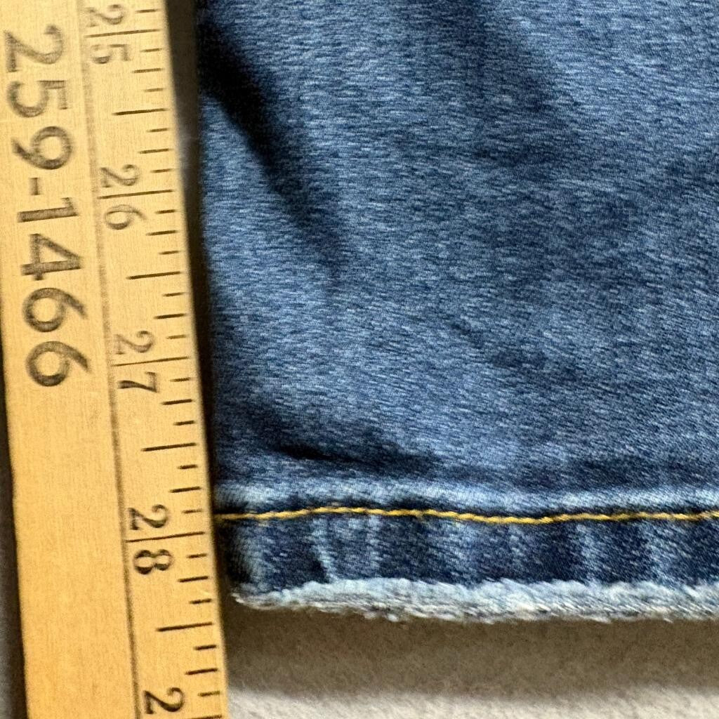 Lucky and Blessed L&B Mid Rise Boyfriend Jeans Womens Plus Size Blue Denim