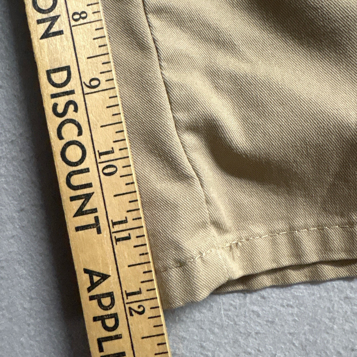 Dickies Mens Work Shorts Size 36 Khaki Tan Flat Front Casual Chino GR630DS