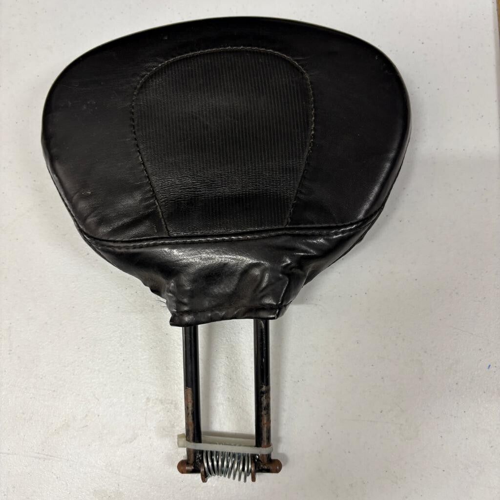 Vintage Bicycle Backrest Pad Black Vinyl Sissy Bar Back Rest Cushion