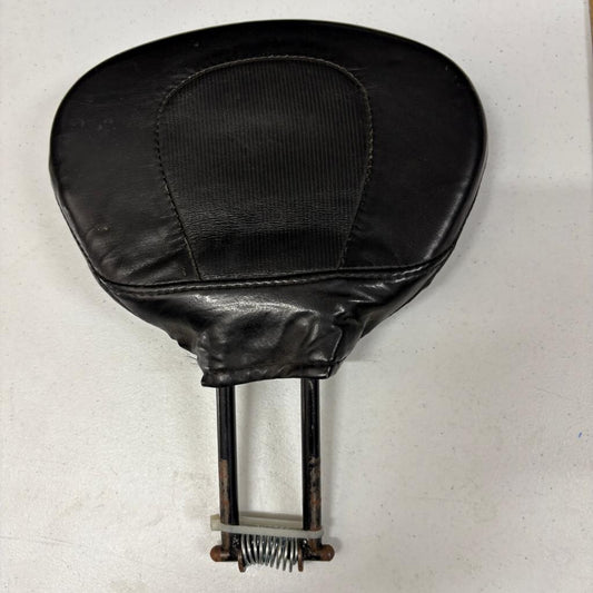 Vintage Bicycle Backrest Pad Black Vinyl Sissy Bar Back Rest Cushion