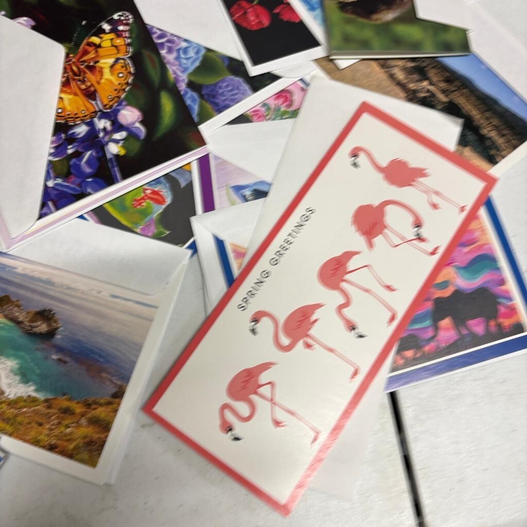 Assorted Greeting Cards Lot with Envelopes Animals Nature Birthday Spring