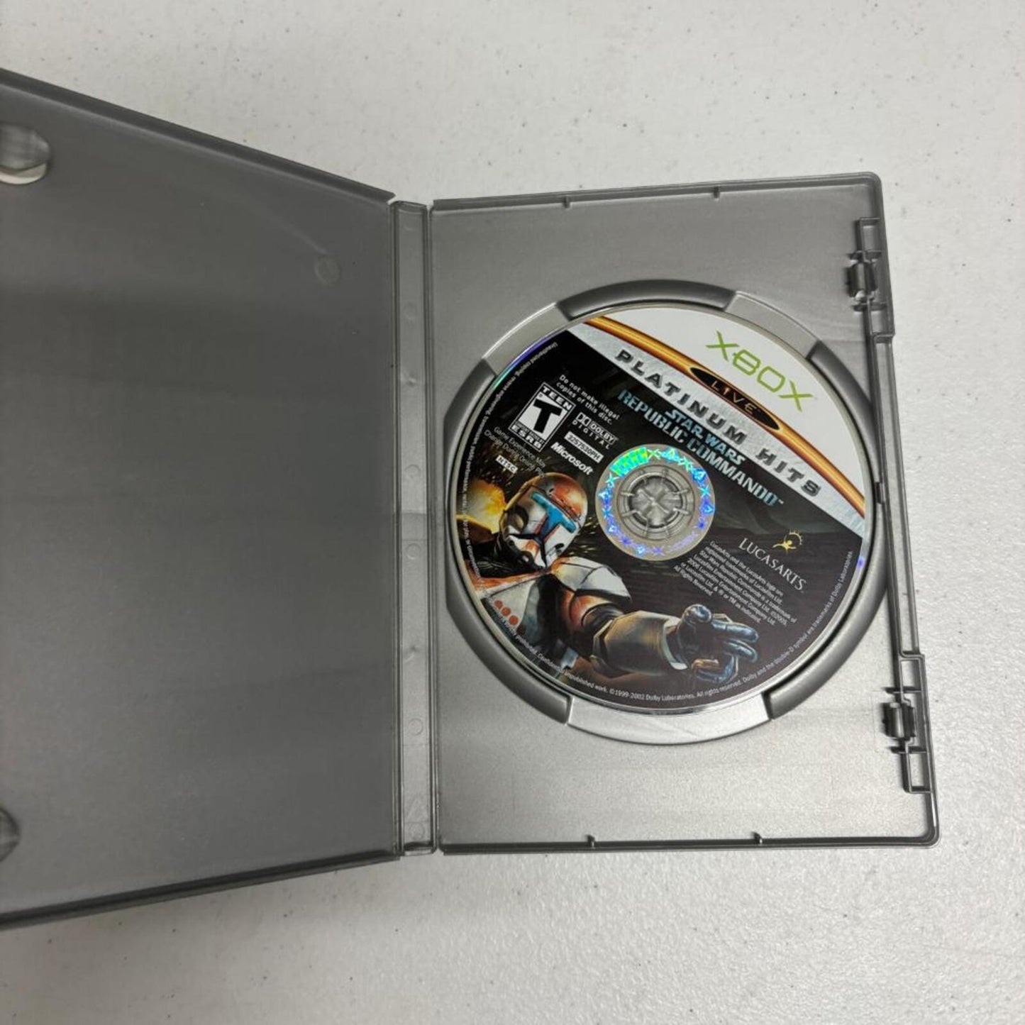 Star Wars Republic Commando Xbox Original Platinum Hits Tested Game