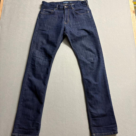 Patagonia Straight Fit Stretch Jeans Mens 32x34 Organic Cotton Blue Denim