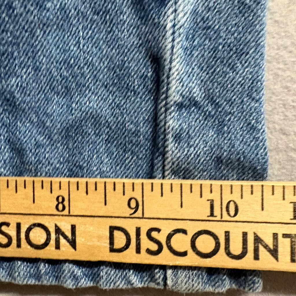Primark Rita Ora Cargo Jeans Womens Size 2 Blue Denim Wide Leg High Rise 100%