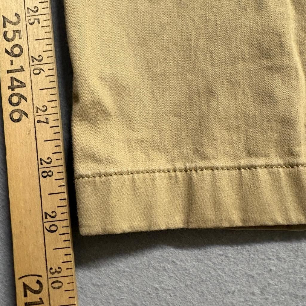 Timberland Chino Pants Mens 38x32 Brown Cotton Stretch Slim Tapered Cargo Pocket