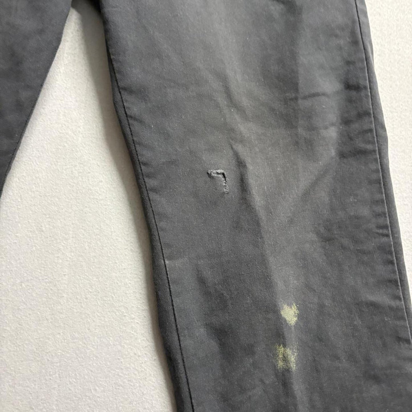 Dickies Flex Slim Taper Pants Mens 34x30 Black Chino Workwear Utility