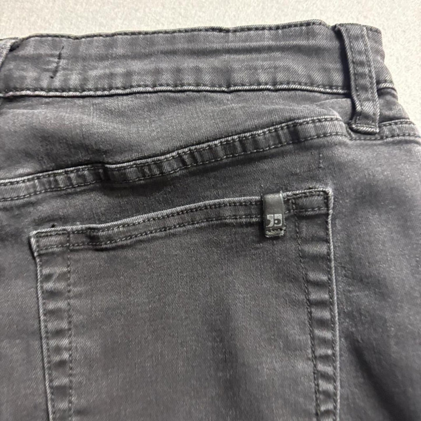 Joe's Jeans Womens 30 Black Skinny Jeans Stretch Denim Mid Rise like 31x27