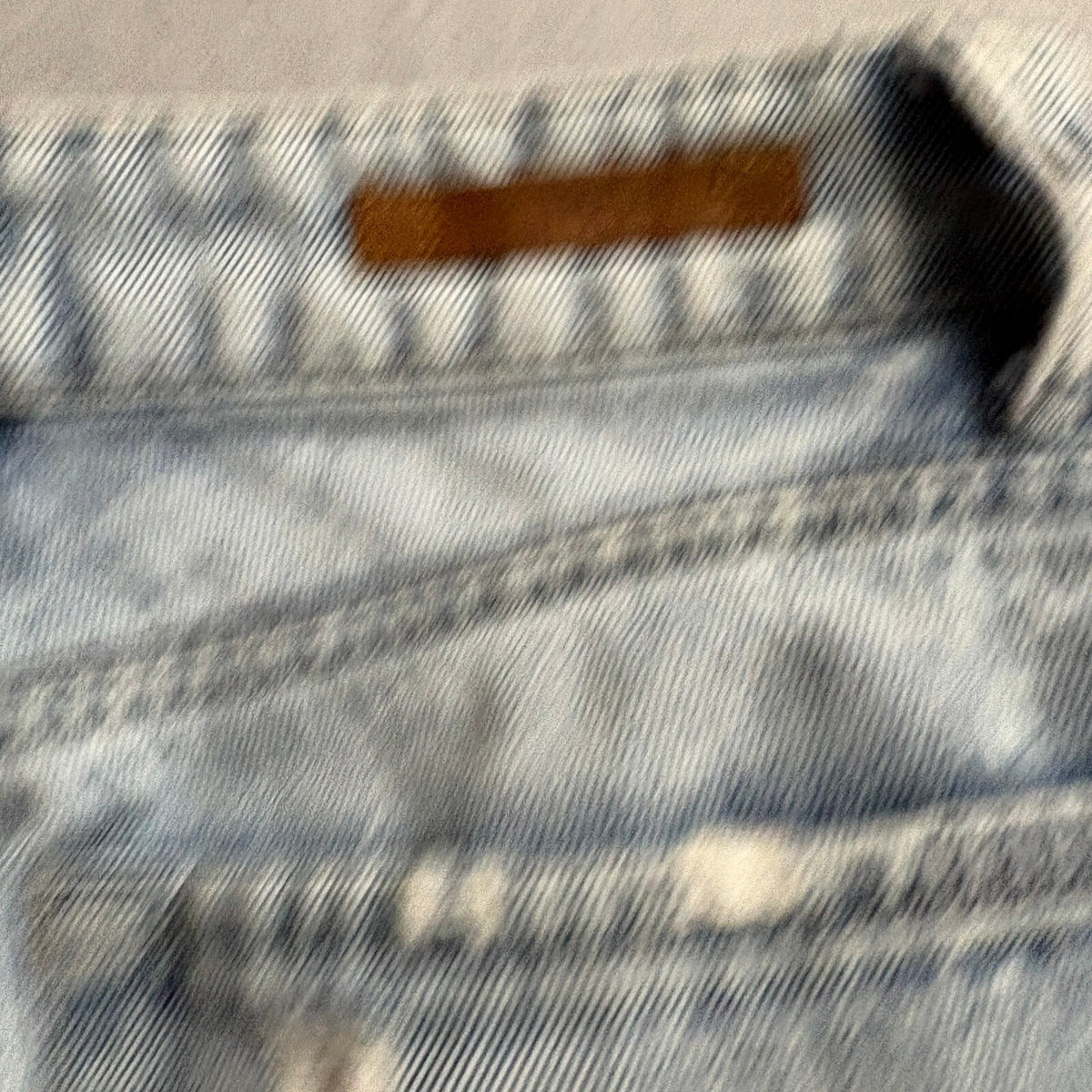 m1858 New York Jasper Relaxed Distressed Jeans Womens 26 Light Wash Denim