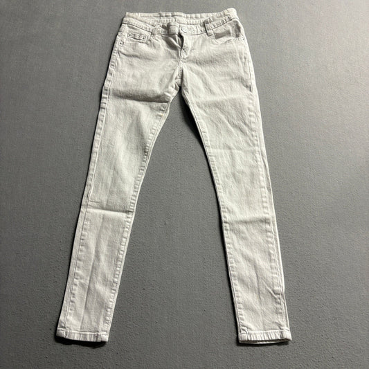 Levis San Francisco Jeans Womens 27 White Denim Skinny Cotton Pants