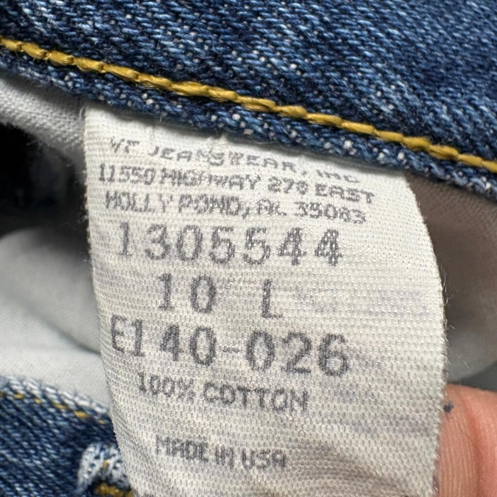 Vintage Riders by Lee Jeans Womens 10L High Rise Tapered Mom Blue Denim USA Made