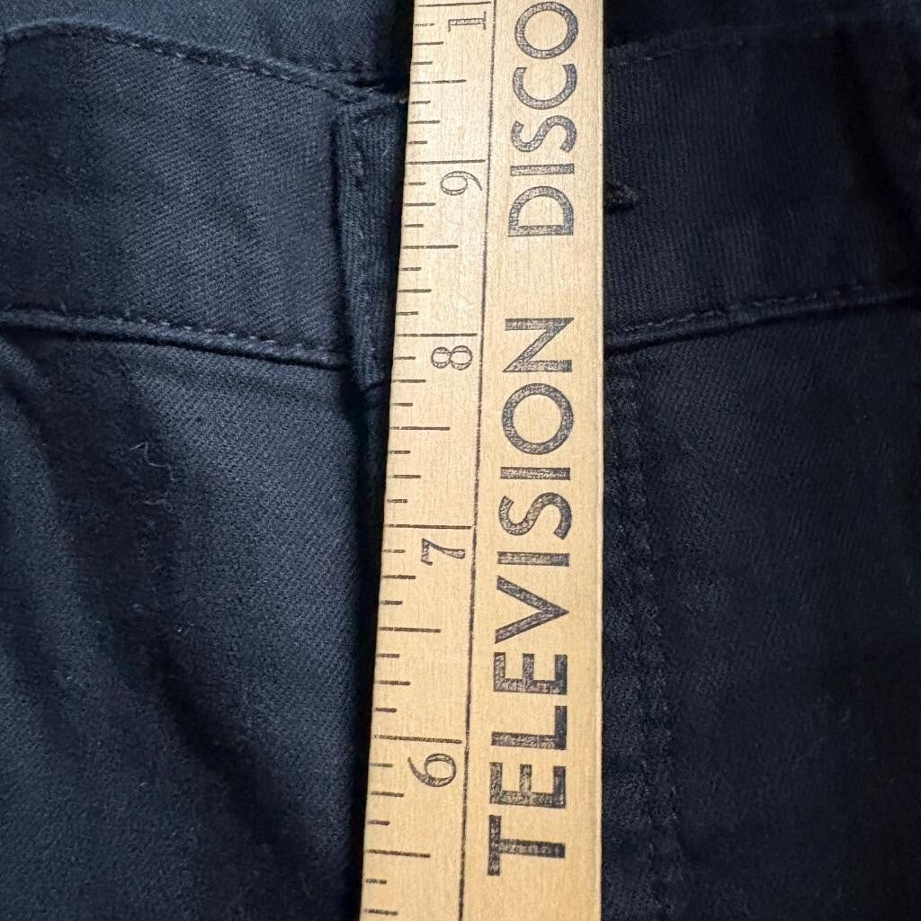 NYDJ Black Ankle Jeans Womens 6P Petite Stretch Denim Slim Straight Leg Pants