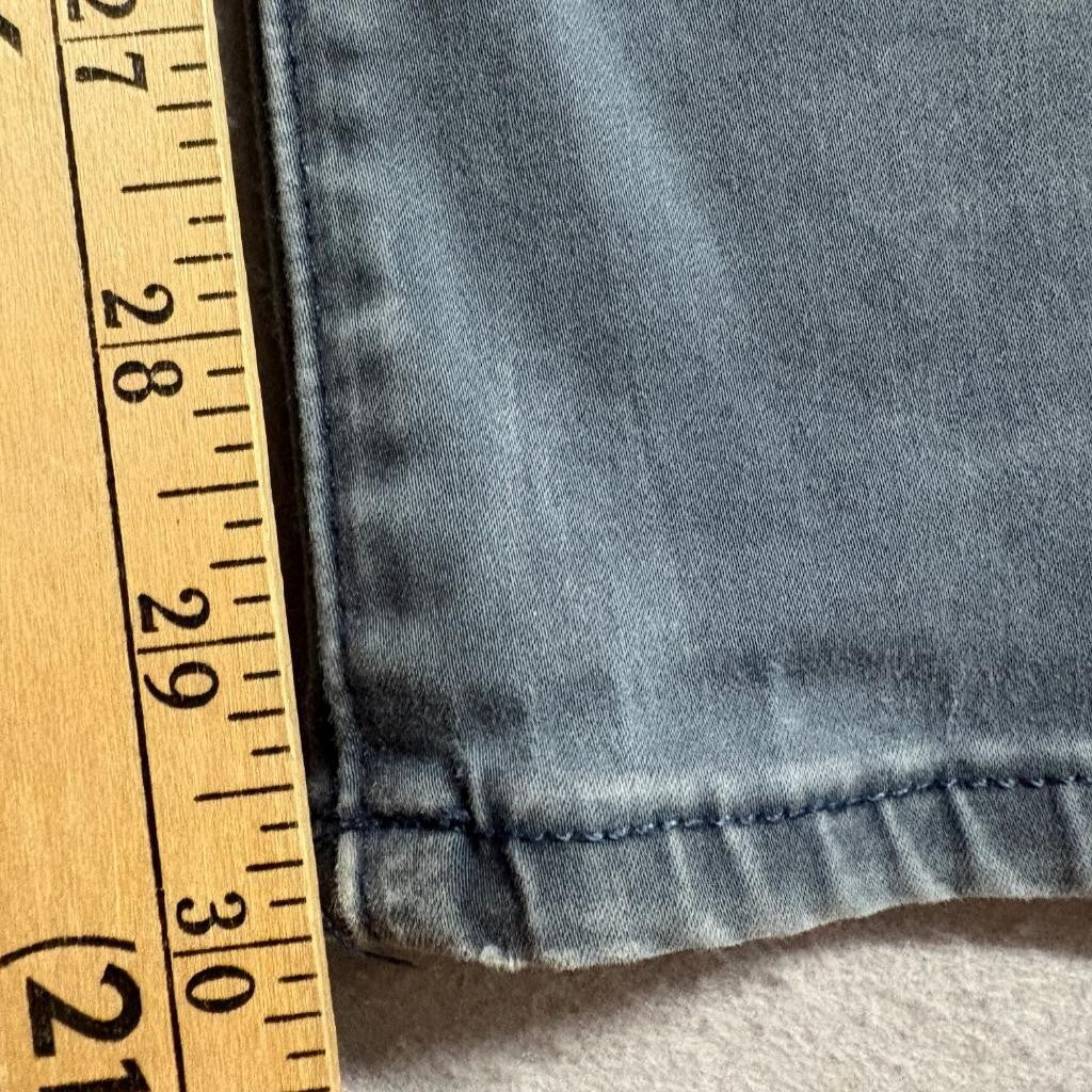 AG Adriano Goldschmied The Prima Cigarette Leg Jeans Womens 32R Gray Stretch