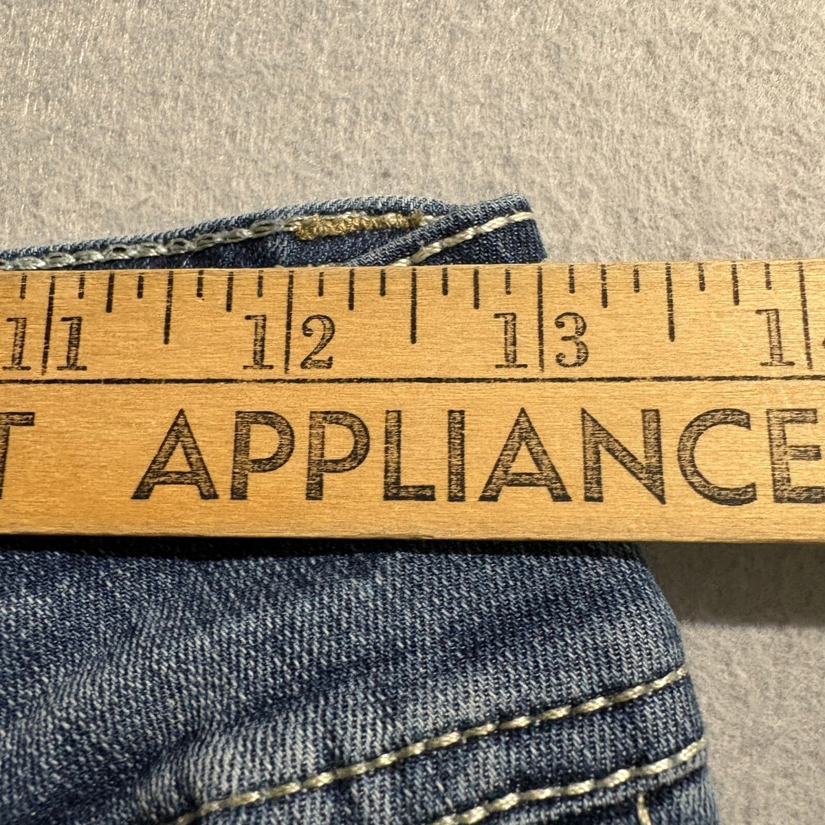 WallFlower Womens Jeans Size 5 Blue Stretch Flare Bootcut Double Button