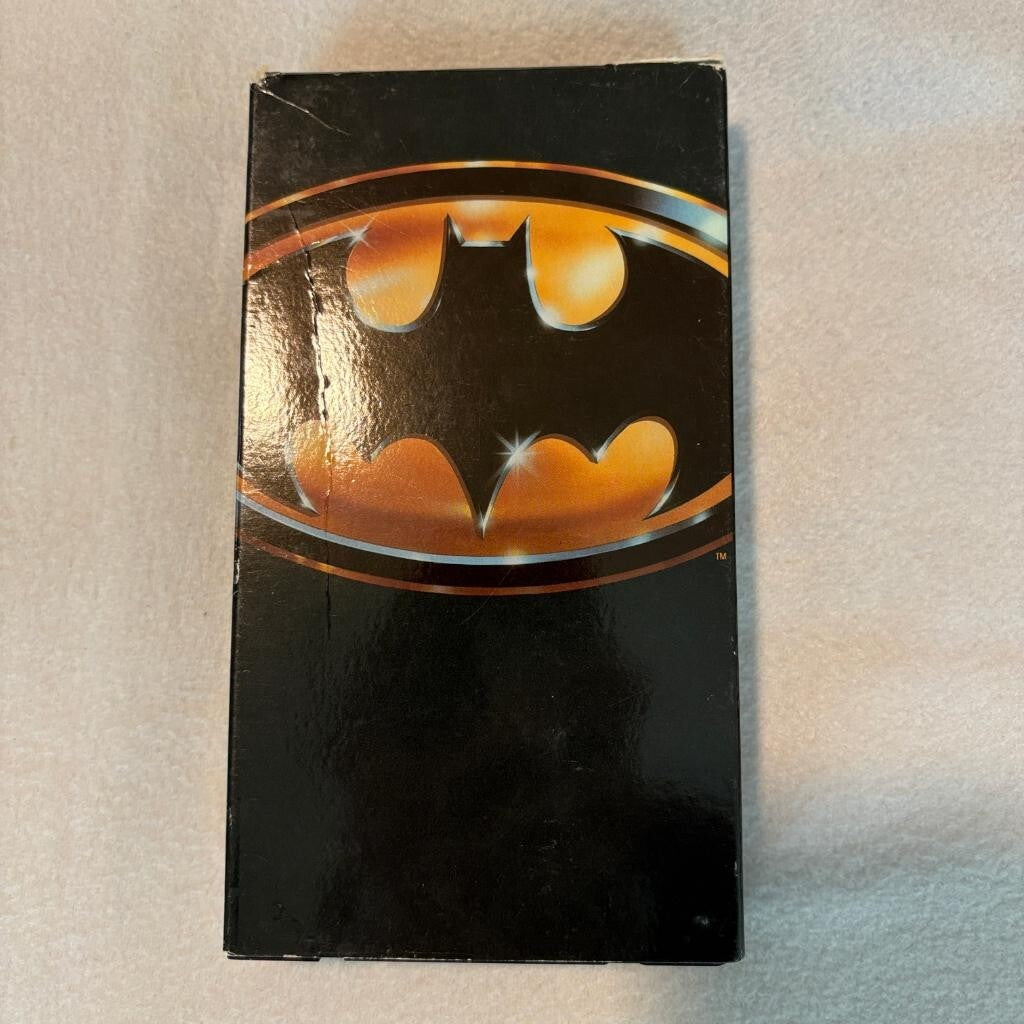 Batman VHS 1989 Movie Michael Keaton Jack Nicholson Warner Home Video