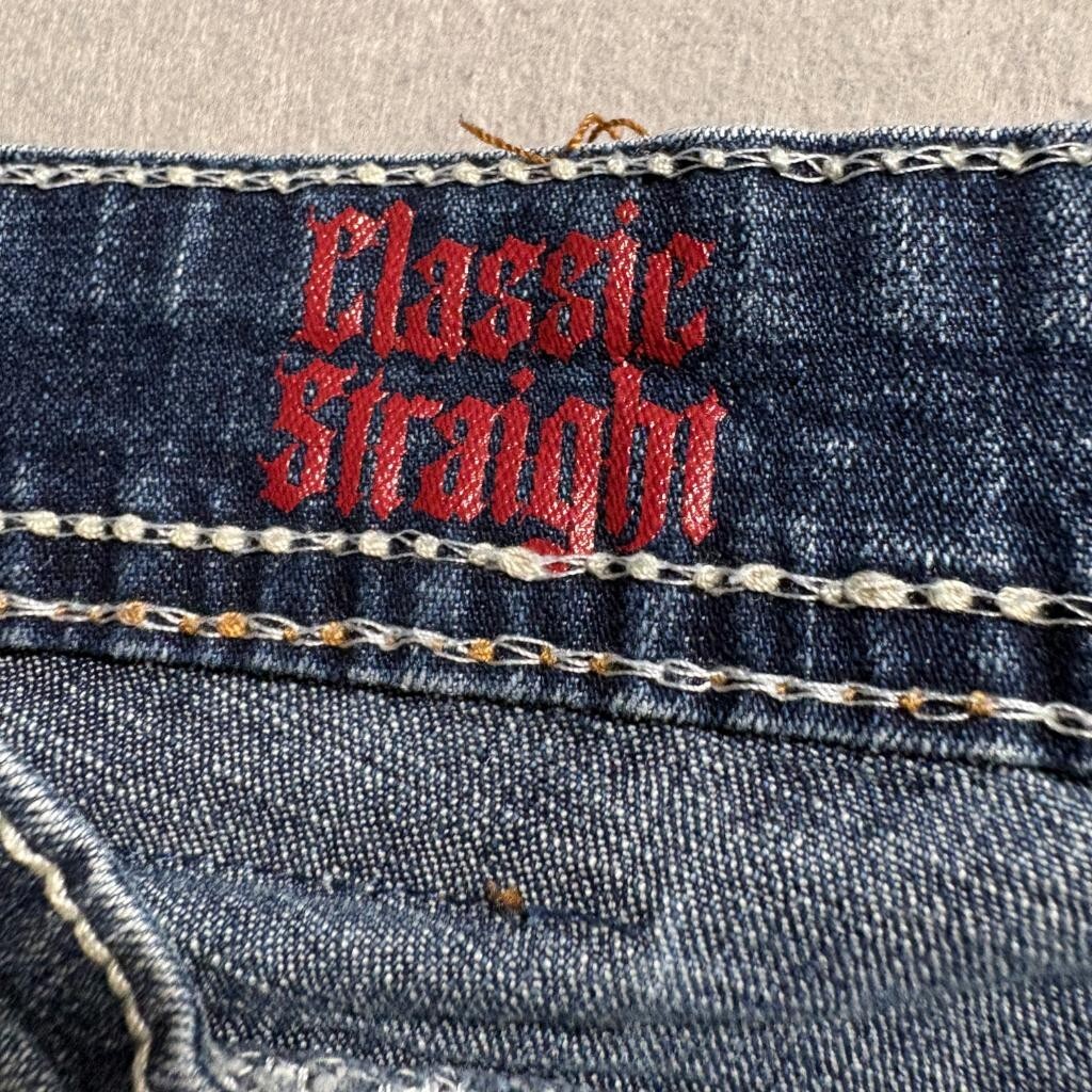 Axe & Crown Classic Straight Jeans Womens 30x30 Medium Wash Stretch Denim