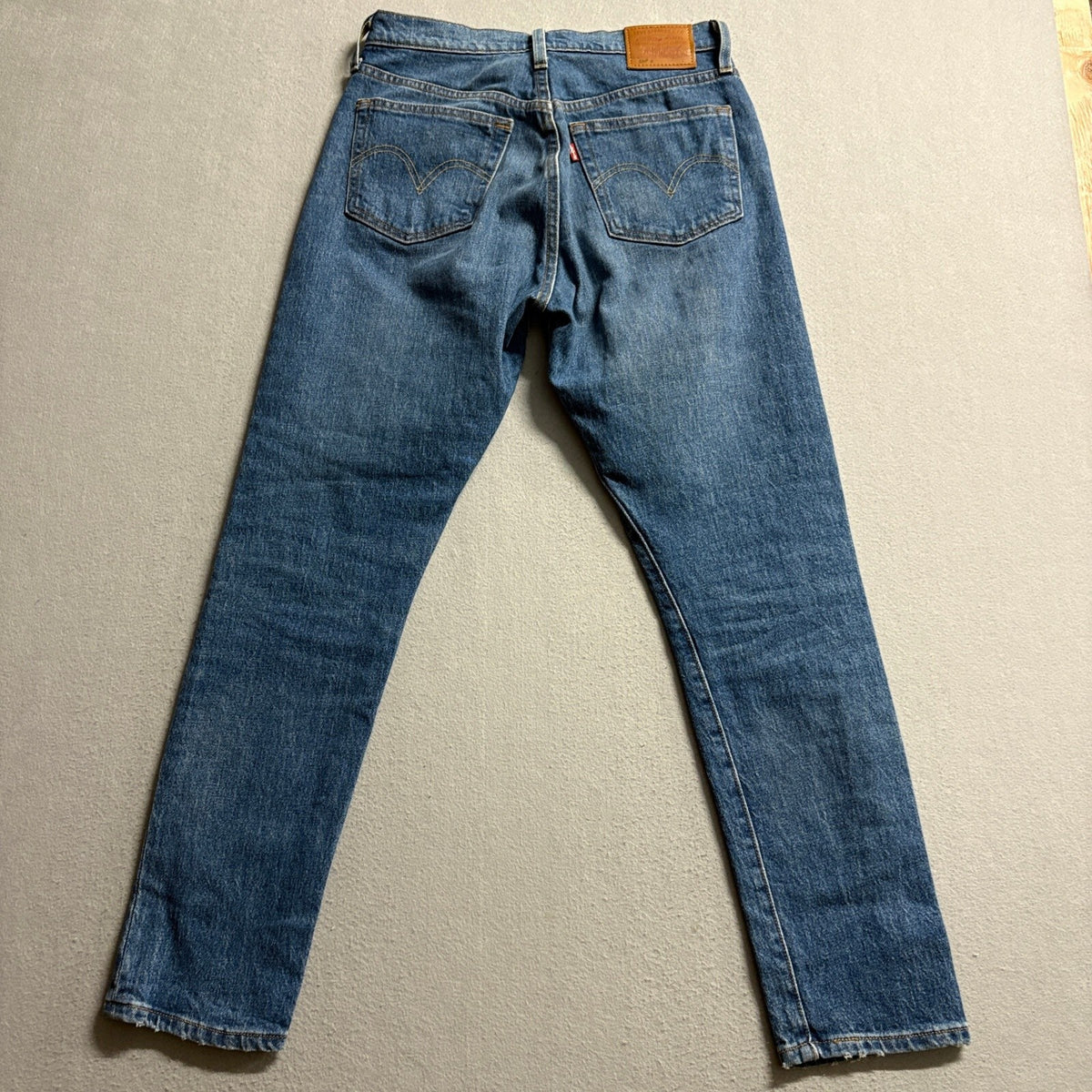 Levi's Premium 501 S Straight Leg Jeans Mens 27x28 Blue Medium Wash Denim