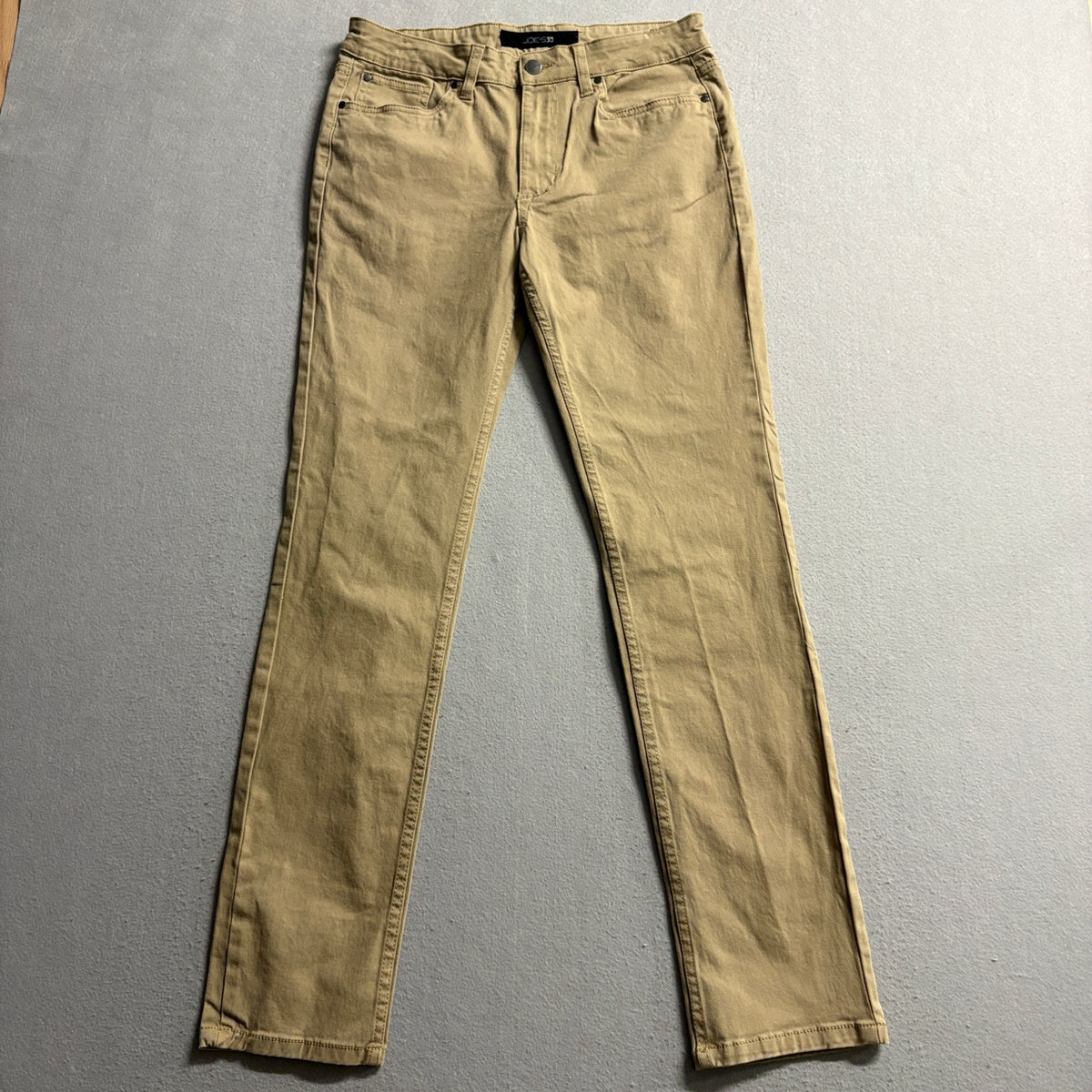 Joe's Jeans Boys Size 18 Khaki Tan Stretch Straight Leg Denim Pants