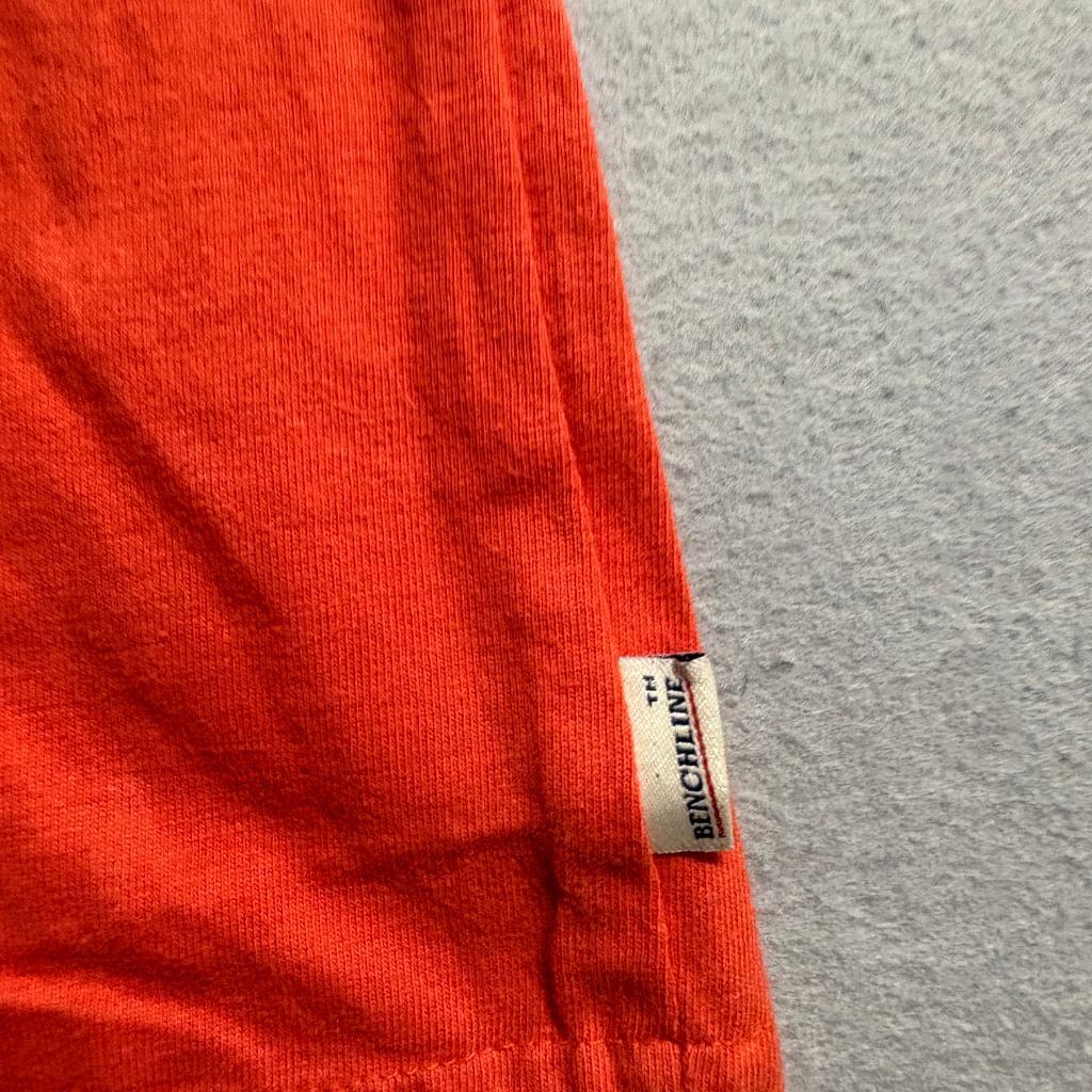 Vintage Benchline Pocket T-Shirt Mens XL Orange Blank Single Stitch Kmart NWT