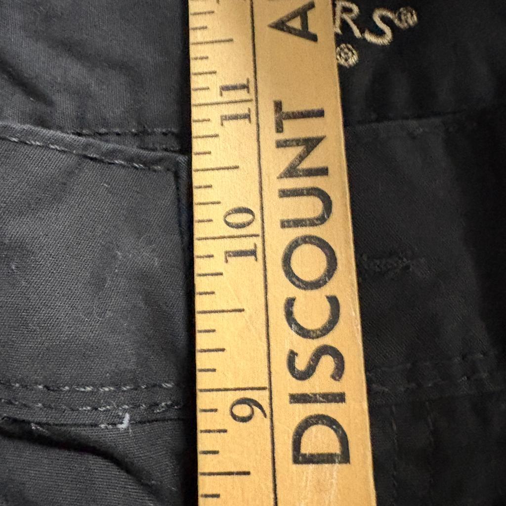 Riders by Lee Womens Cargo Capri Pants Size 12 Black Cotton Crop Utility Jeans