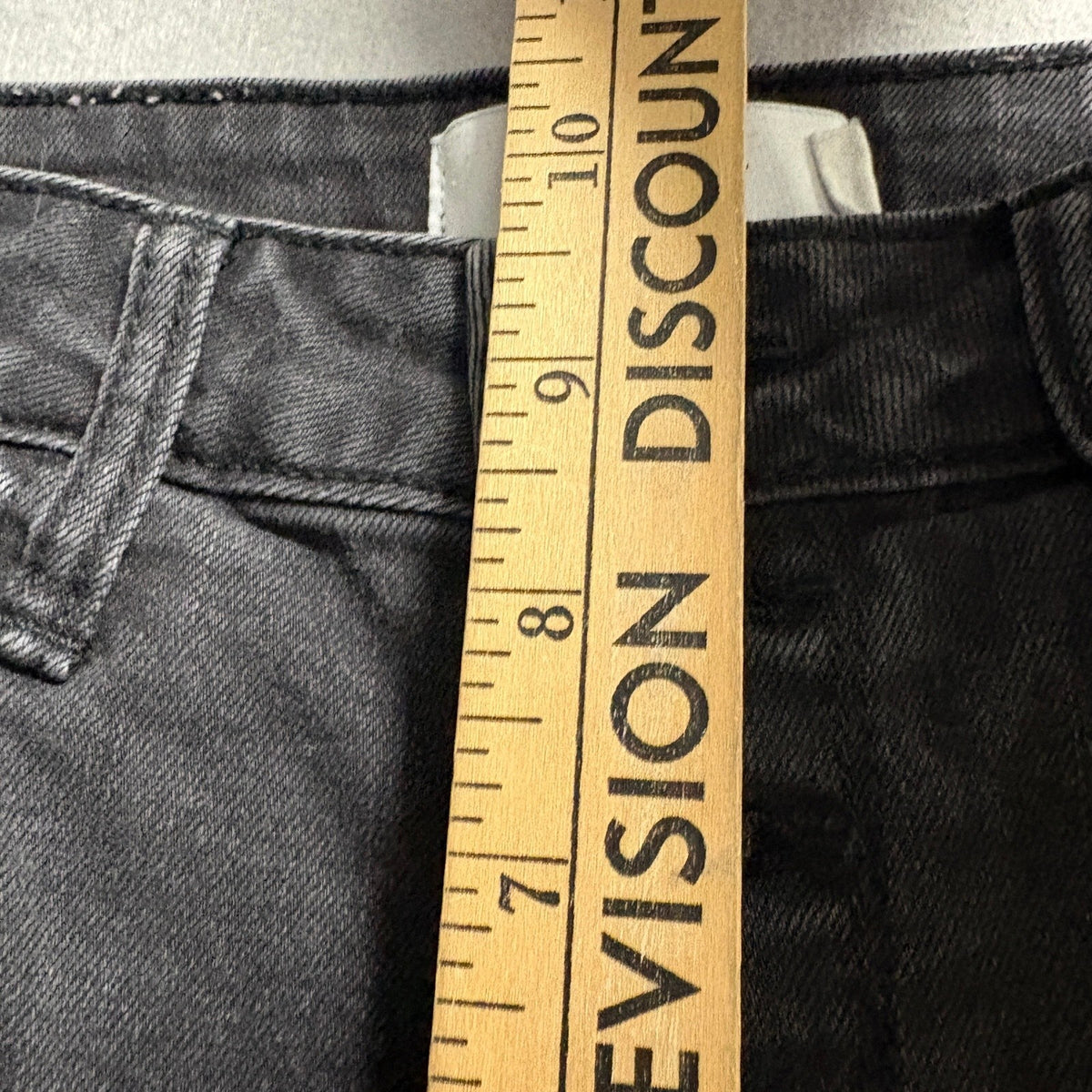 Carly Jean Los Angeles Womens Danny High Rise Raw Hem Button Fly Jeans Size