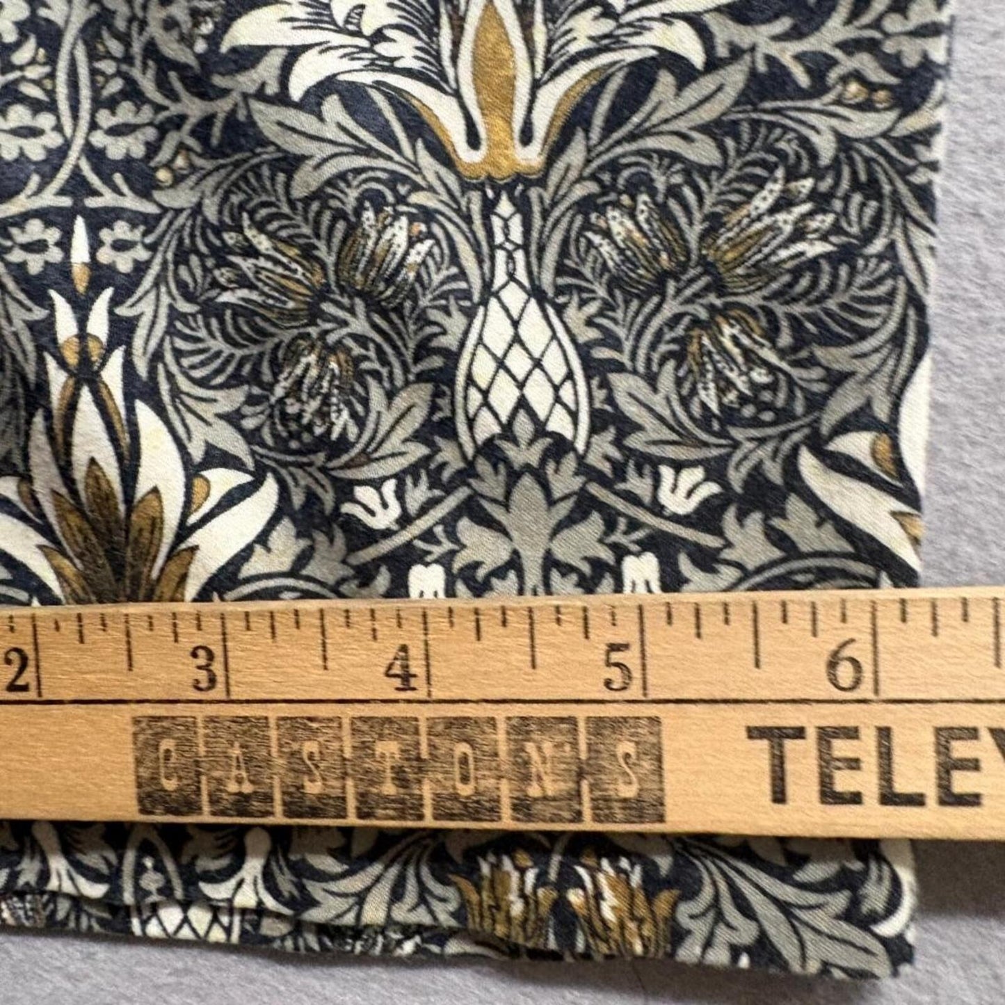 Morris & Co x HM Ankle Pants Womens 6P Floral Tapestry Print Cropped Trousers